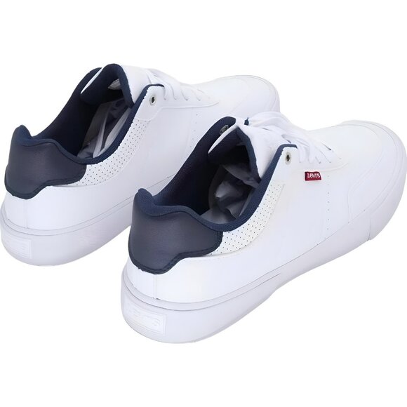 Levis Men Munro Retro Low-Top Sneakers White Navy US 10.5M main image 6